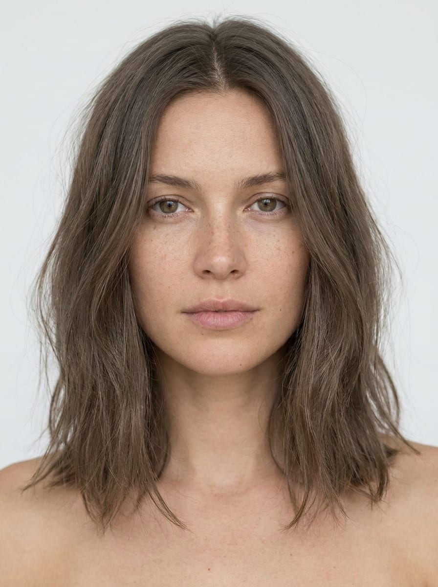Schulterlange Frisur für feines Haar - Schulterlange Frisur